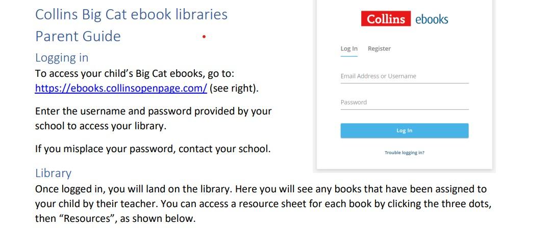 Use your password given by the teacher